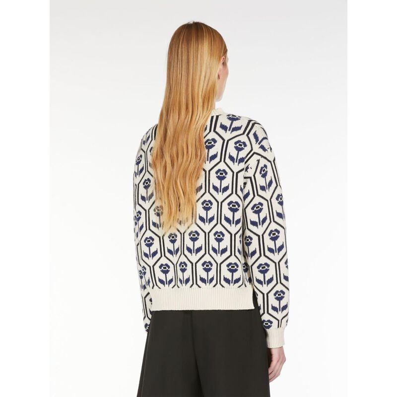 Weekend Max Mara Odeon Cotton Knit Sweatshirt image number 1